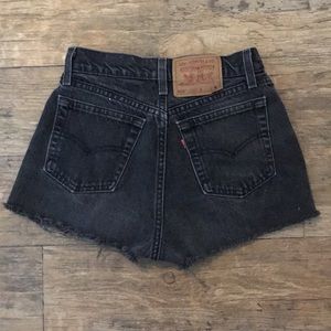 Levi's High Waisted Cutoff Shorts